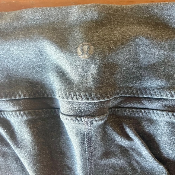 Lululemon Grey Slit Capri Legging Pants - Picture 3 of 7